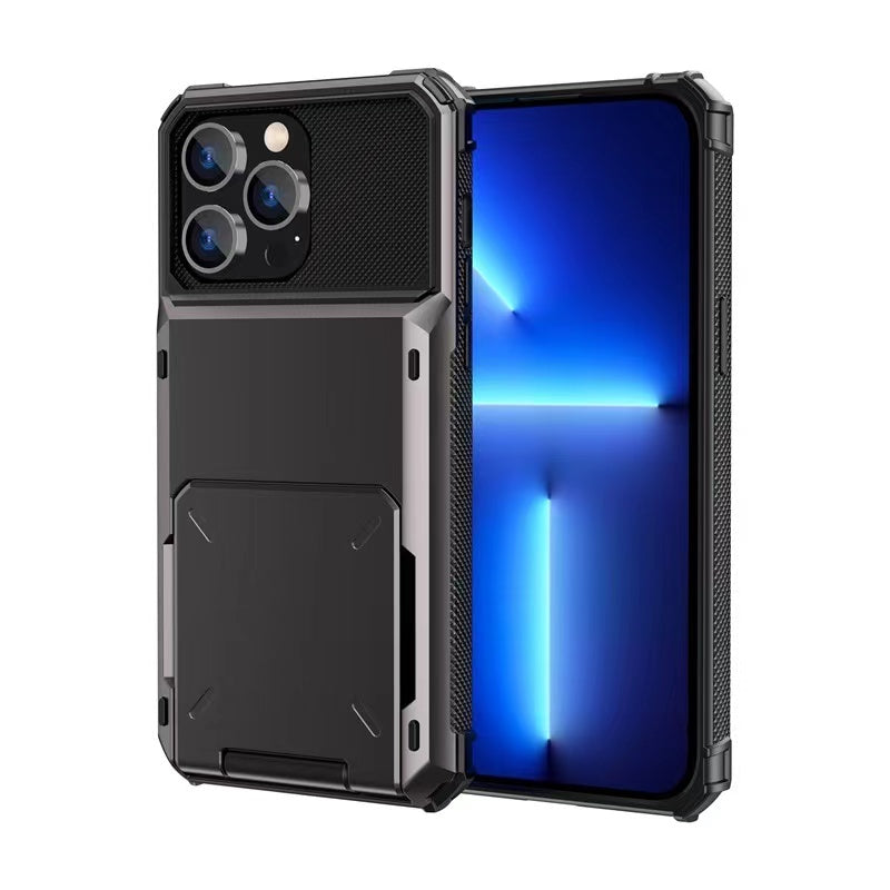 Load image into Gallery viewer, iPhone 15 Pro / 15 Pro Max Case - SUV Flip Cover with Card Slot, Reinforced Four-Corner Protection
