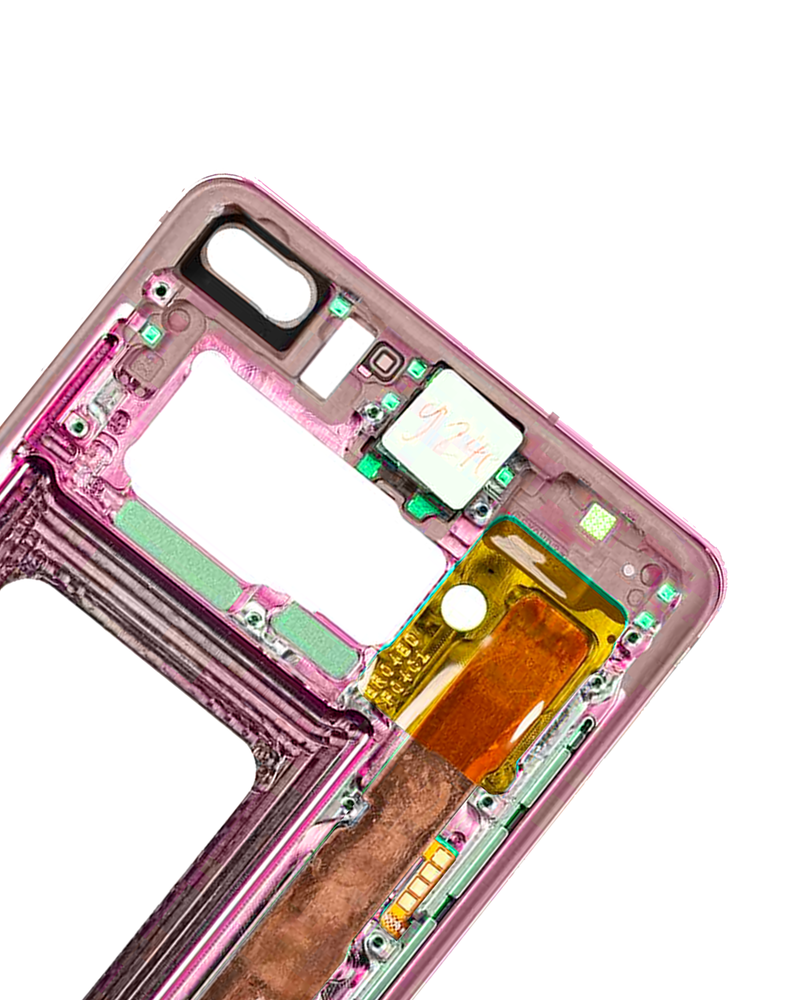 Load image into Gallery viewer, Compatible For Samsung Galaxy S10 Mid-Frame Housing  (With Small Parts) (Flamingo Pink)
