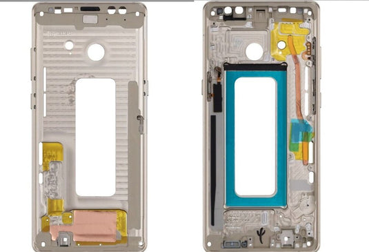 Compatible For Samsung Galaxy Note 8 Mid-Frame Housing  (With Small Parts) (Maple Gold)