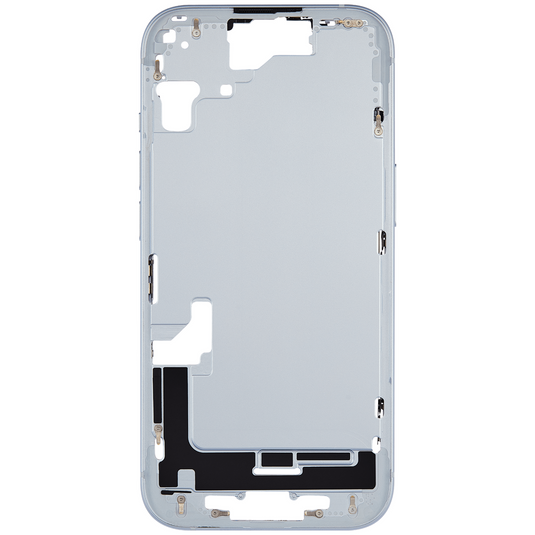 Compatible For iPhone 15  Mid-Frame Housing With Power And Volume Button (US Version) (Blue )