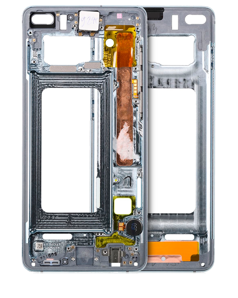 Load image into Gallery viewer, Compatible for Samsung Galaxy S10 Plus Mid-Frame Housing (With Small Parts) (Ceramic White)
