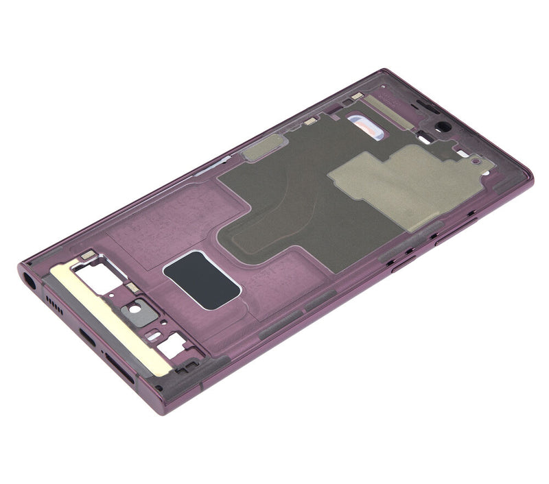 Load image into Gallery viewer, Compatible For Samsung Galaxy S22 Ultra 5G Mid-Frame Housing  (Burgundy)
