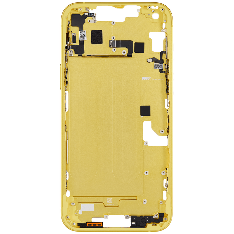 Load image into Gallery viewer, Compatible For iPhone 14 Plus Mid-Frame Housing With Power And Volume Button (US Version) (Yellow)
