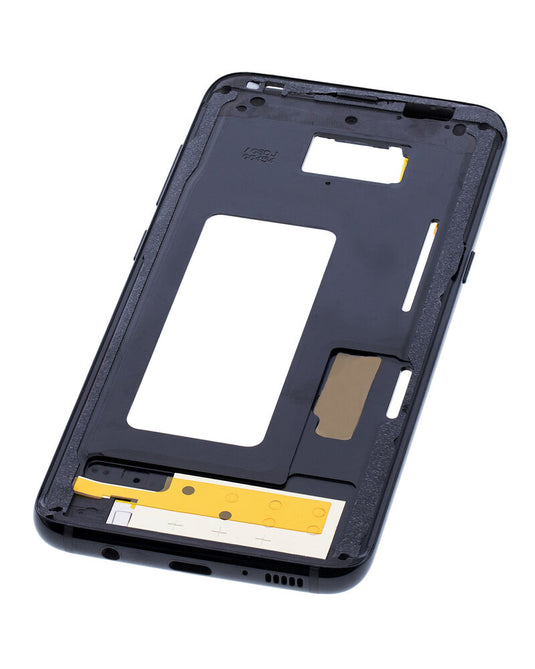 Compatible For Samsung Galaxy S8 Mid-Frame Housing (With Small Parts) (Midnight Black)