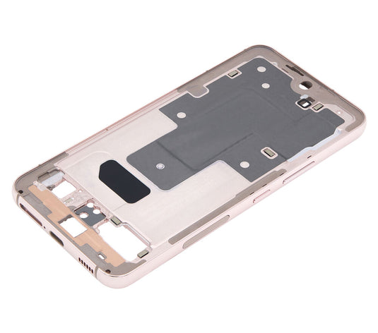 Compatible For Samsung Galaxy S22 5G Mid-Frame Housing (Pink Gold)