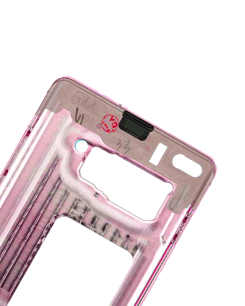 Load image into Gallery viewer, Compatible For Samsung Galaxy S10 Mid-Frame Housing  (With Small Parts) (Flamingo Pink)
