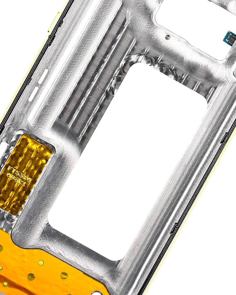 Load image into Gallery viewer, Compatible For Samsung Galaxy S10E Mid-Frame Housing (With Small Parts) (Canary Yellow)
