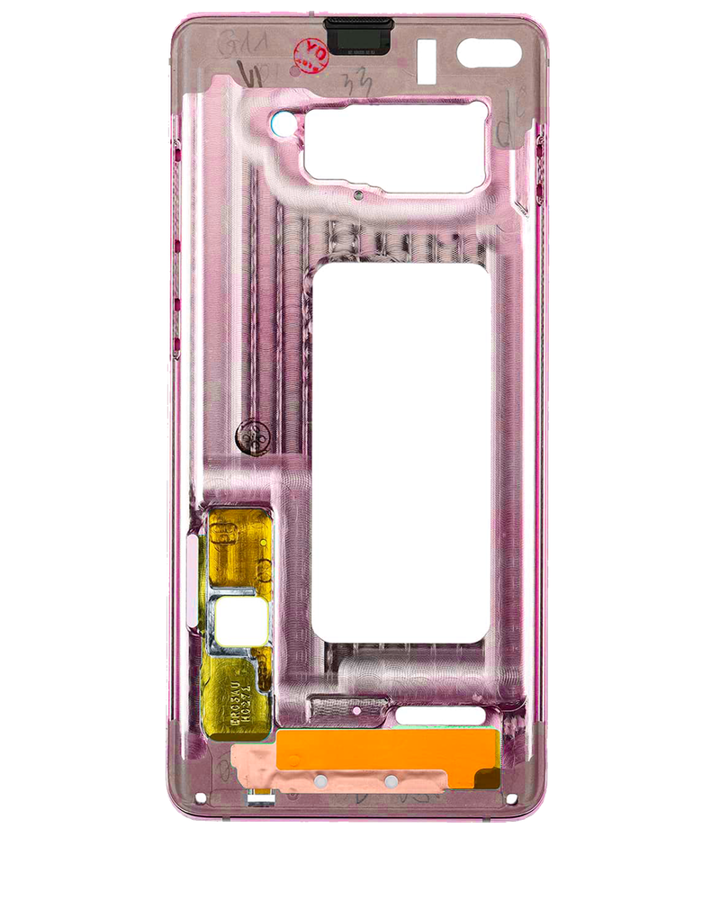 Load image into Gallery viewer, Compatible For Samsung Galaxy S10 Mid-Frame Housing  (With Small Parts) (Flamingo Pink)
