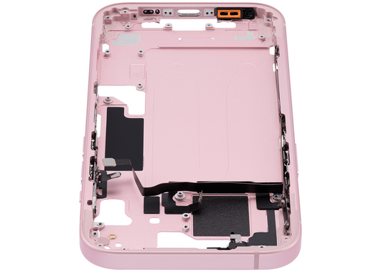 Compatible For iPhone 15  Plus Mid-Frame Housing With Power And Volume Button (US Version) (Pink)