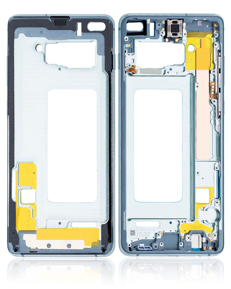 Load image into Gallery viewer, Compatible For Samsung Galaxy S10 Plus Mid-Frame Housing  (With Small Parts) (Prism Green)
