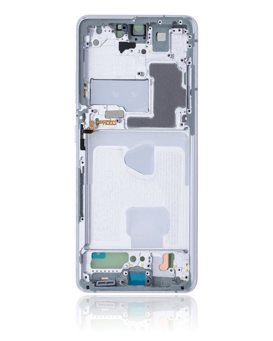 Compatible For Samsung Galaxy S21 Ultra Mid-Frame Housing (Phantom Silver)