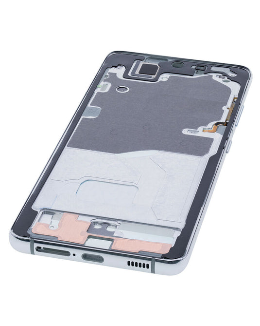 Compatible For Samsung Galaxy S21 Ultra Mid-Frame Housing (Phantom Silver)