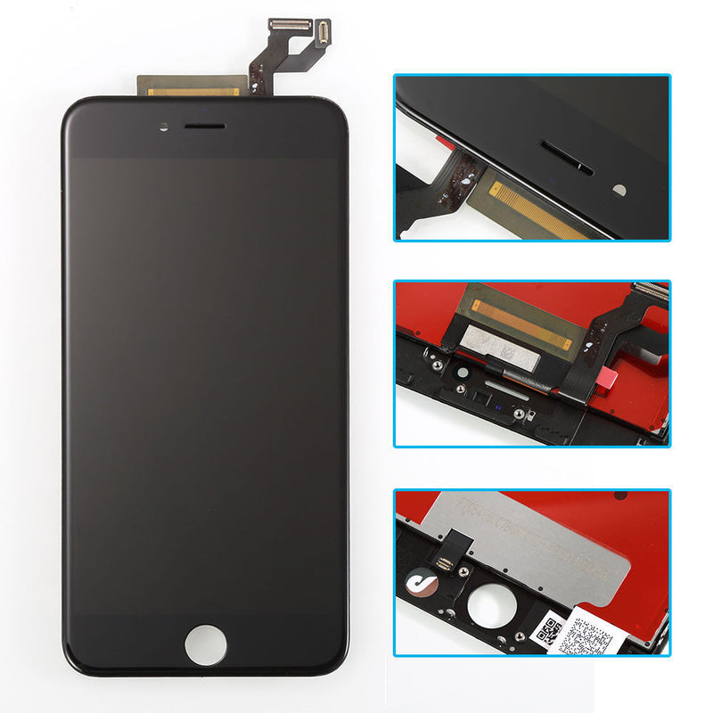 Load image into Gallery viewer, Compatible For iPhone 6S Plus LCD Assembly With Steel Plate (Black)
