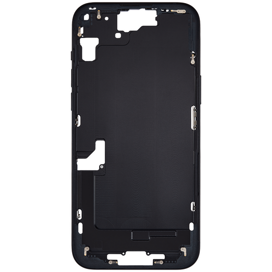 Compatible For iPhone 15  Plus Mid-Frame Housing With Power And Volume Button (US Version) (Black)