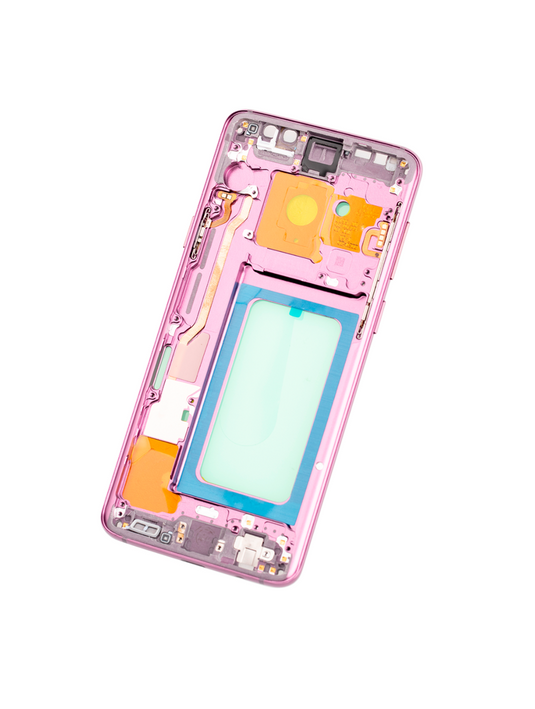 Compatible For Samsung Galaxy S9 Plus Mid-Frame Housing (With Small Parts) (Lilac Purple)