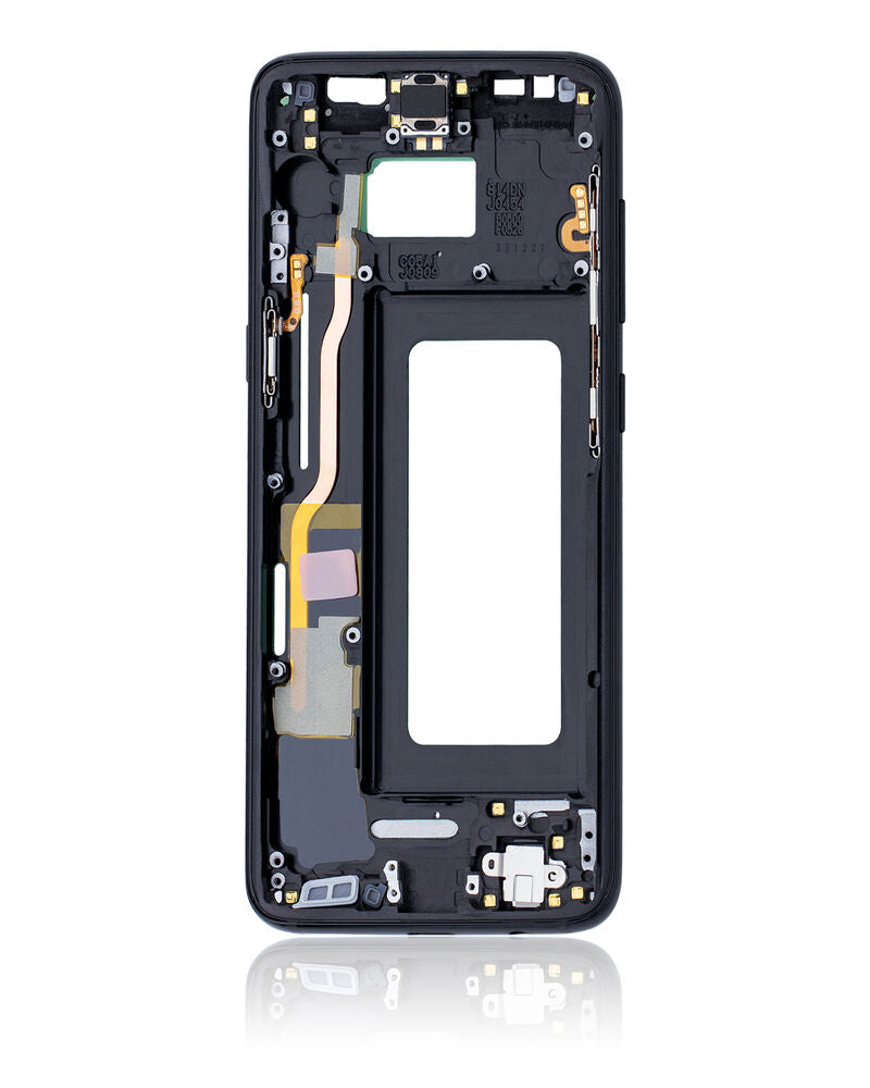 Load image into Gallery viewer, Compatible For Samsung Galaxy S8 Mid-Frame Housing (With Small Parts) (Midnight Black)
