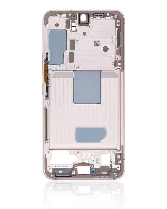 Compatible For Samsung Galaxy S22 5G Mid-Frame Housing (Pink Gold)