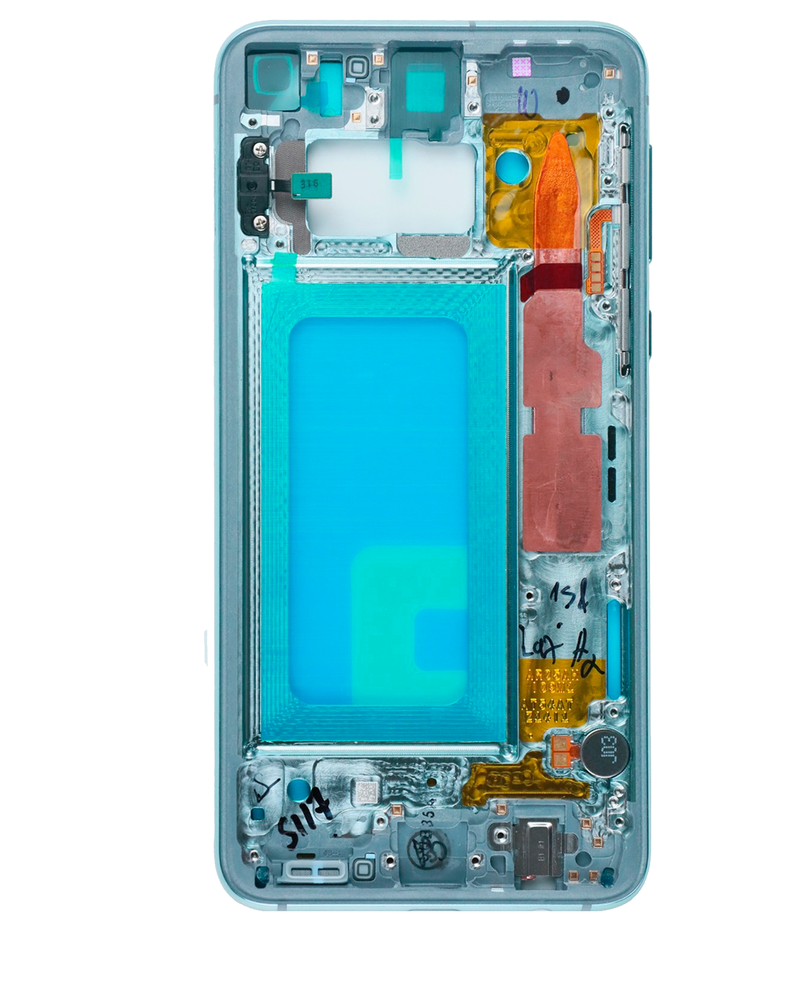 Load image into Gallery viewer, Compatible For Samsung Galaxy S10E Mid-Frame Housing (With Small Parts) (Prism Green)
