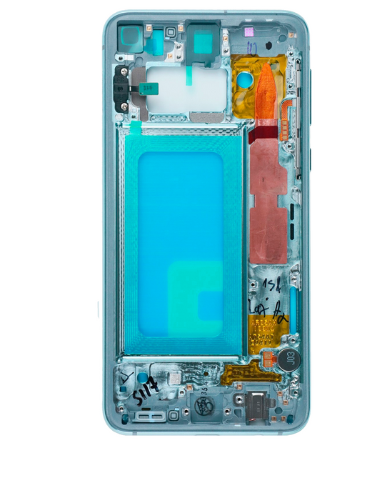 Compatible For Samsung Galaxy S10E Mid-Frame Housing (With Small Parts) (Prism Green)