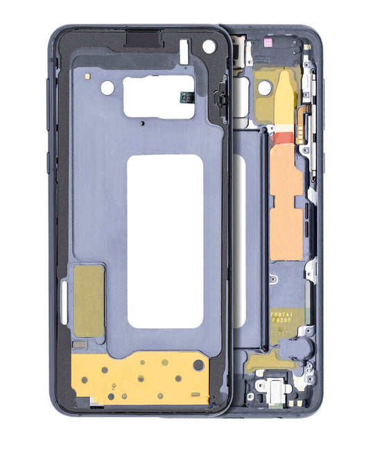 Compatible For Samsung Galaxy S10E Mid-Frame Housing  (With Small Parts) (Prism Black)