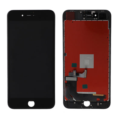 Compatible For iPhone 8 Plus LCD Assembly With Steel Plate (Black)