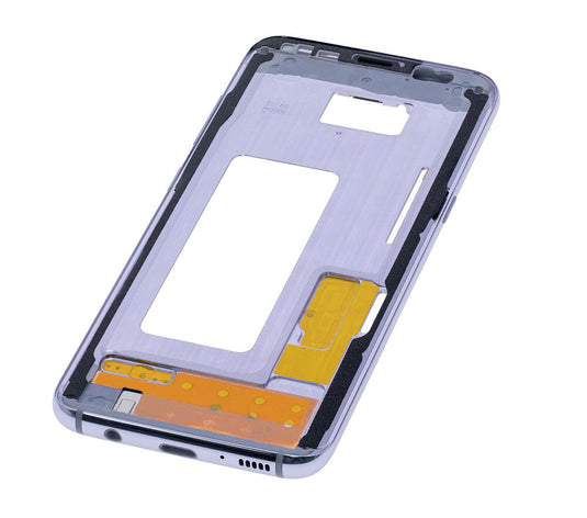 Compatible For Samsung Galaxy S8 Mid-Frame Housing (With Small Parts) (Orchid Gray / Violet)