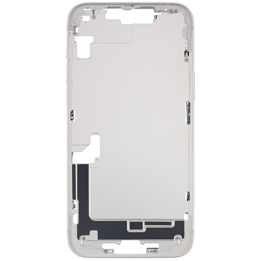 Compatible For iPhone 14 Plus Mid-Frame Housing With Power And Volume Button (US Version) (White)