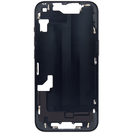 Compatible For iPhone 14 Plus Mid-Frame Housing With Power And Volume Button (US Version) (Black)