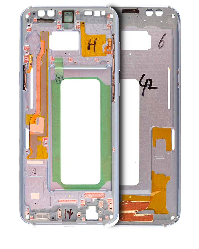 Load image into Gallery viewer, Compatible For Samsung Galaxy S8 Plus Mid-Frame Housing (With Small Parts) (Coral Blue)
