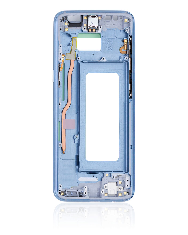 Load image into Gallery viewer, Compatible For Samsung Galaxy S8 Mid-Frame Housing  (With Small Parts) (Coral Blue)
