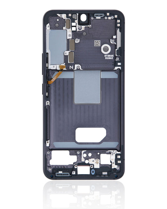 Compatible For Samsung Galaxy S22 5G  Mid-Frame Housing (Phantom Black)