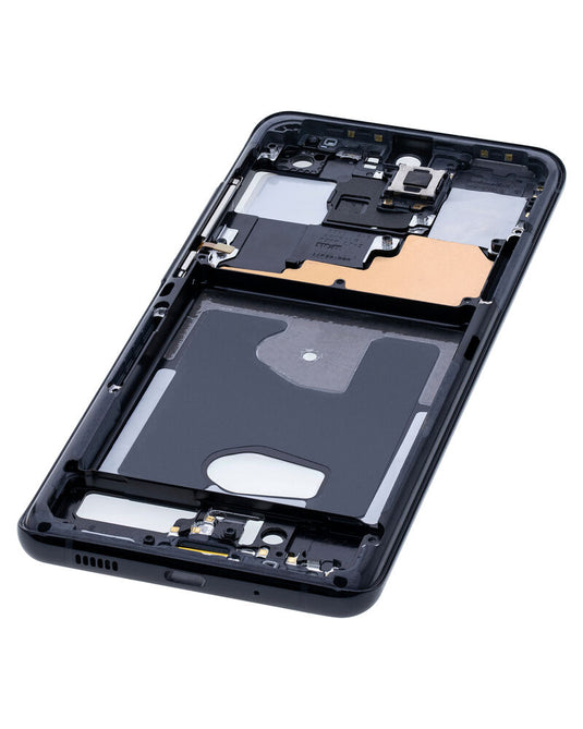 Compatible For Samsung Galaxy S20 Ultra Mid-Frame Housing (Cosmic Black)