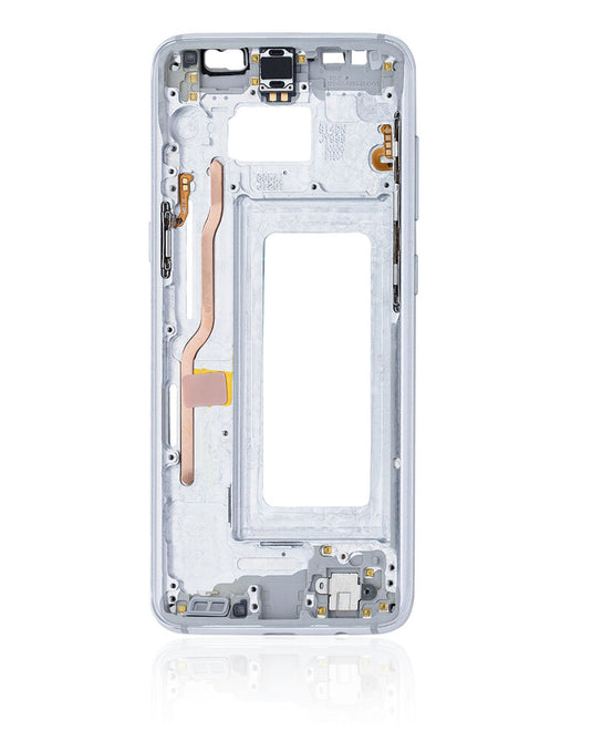 Compatible For Samsung Galaxy S8 Mid-Frame Housing (With Small Parts) (Arctic Silver)