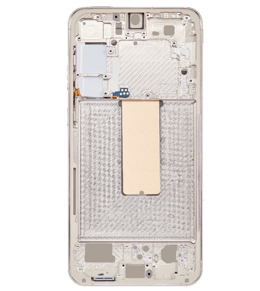 Compatible For Samsung Galaxy S23 5G Mid-Frame Housing (Cream)