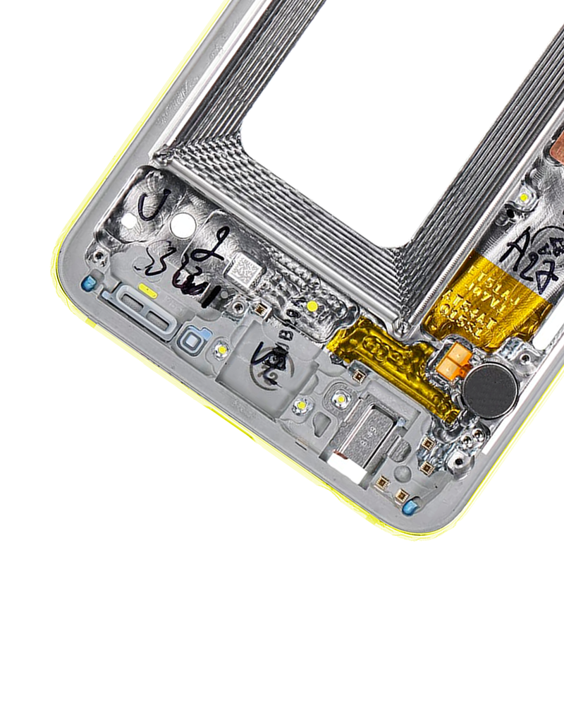 Load image into Gallery viewer, Compatible For Samsung Galaxy S10E Mid-Frame Housing (With Small Parts) (Canary Yellow)
