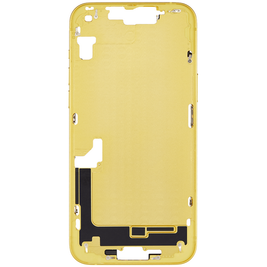 Compatible For iPhone 14 Plus Mid-Frame Housing With Power And Volume Button (US Version) (Yellow)