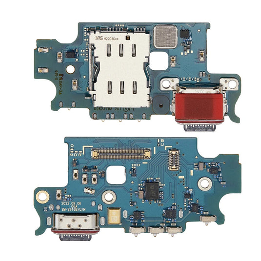 Charging Port Flex Cable For Samsung Galaxy S23+ Plus Aftermarket (US Version)