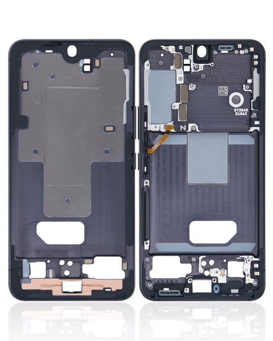 Compatible For Samsung Galaxy S22 5G  Mid-Frame Housing (Phantom Black)