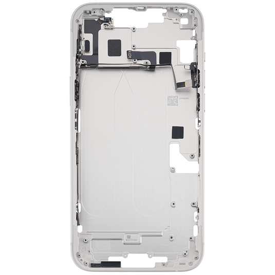 Compatible For iPhone 14 Plus Mid-Frame Housing With Power And Volume Button (US Version) (White)