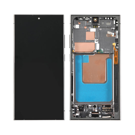 Compatible For Samsung Galaxy S24 Ultra 5G OLED Assembly With Frame