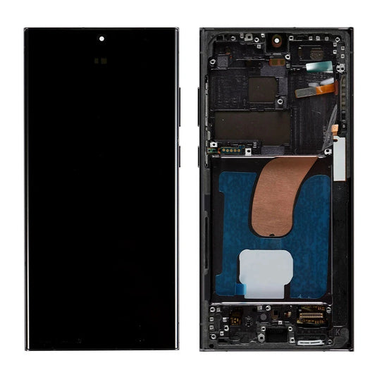 Compatible For Samsung Galaxy S23 Ultra 5G OLED Assembly With Frame