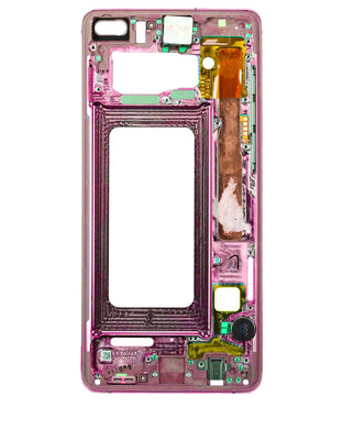 Compatible For Samsung Galaxy S10 Mid-Frame Housing  (With Small Parts) (Flamingo Pink)