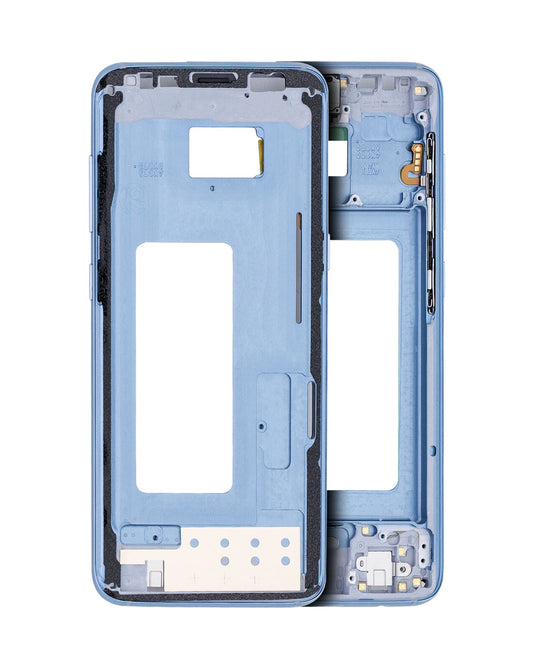 Compatible For Samsung Galaxy S8 Mid-Frame Housing  (With Small Parts) (Coral Blue)