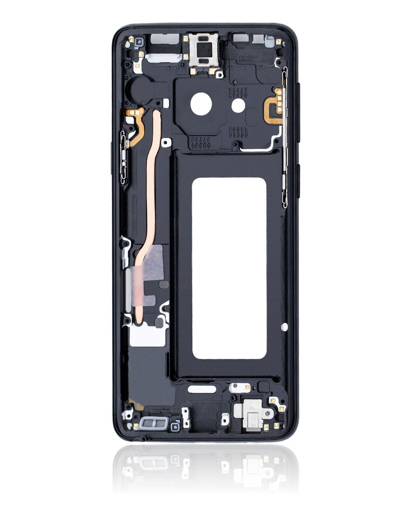 Load image into Gallery viewer, Compatible For Samsung Galaxy S9 Mid-Frame Housing (With SmallParts) (Midnight Black Frame)
