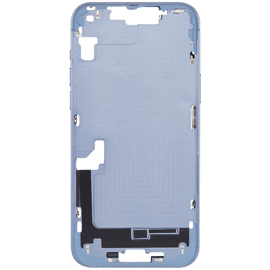 Compatible For iPhone 14 Plus Mid-Frame Housing With Power And Volume Button (US Version) (Blue)