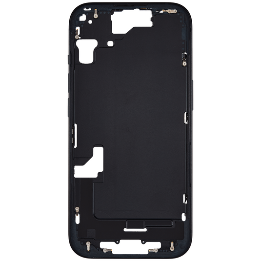 Compatible For iPhone 15  Mid-Frame Housing With Power And Volume Button (US Version) (Black )