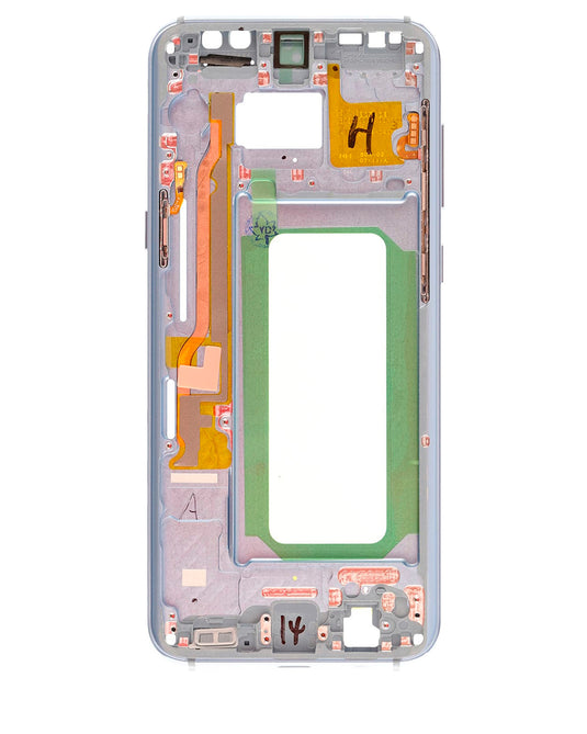 Compatible For Samsung Galaxy S8 Plus Mid-Frame Housing (With Small Parts) (Coral Blue)