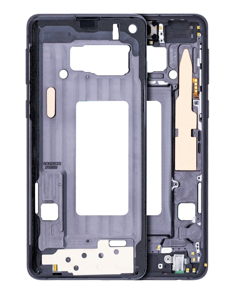 Load image into Gallery viewer, Compatible For Samsung Galaxy S10 Mid-Frame Housing (With Small Parts) (Prism Black)
