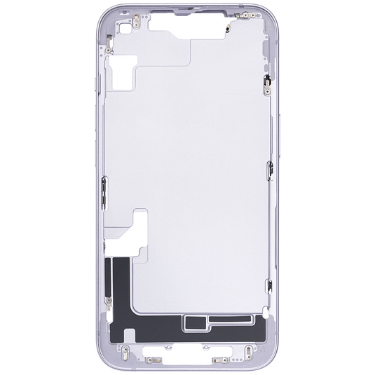 Compatible For iPhone 14 Mid-Frame Housing With Power And Volume Button (US Version) (White)