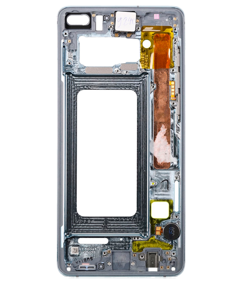 Load image into Gallery viewer, Compatible for Samsung Galaxy S10 Plus Mid-Frame Housing (With Small Parts) (Ceramic White)
